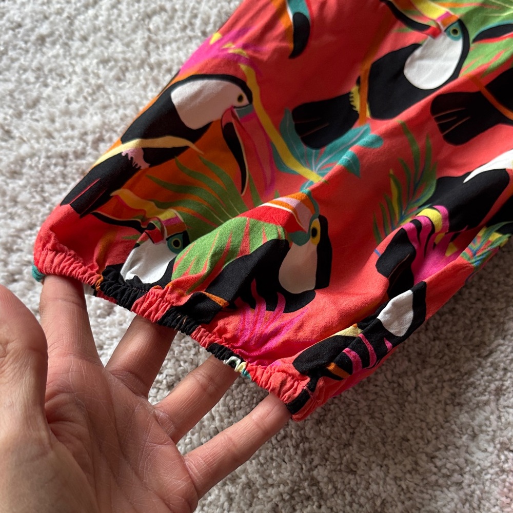 FARM Rio Multicolor Toucan Print Blouse - Picture 4 of 6